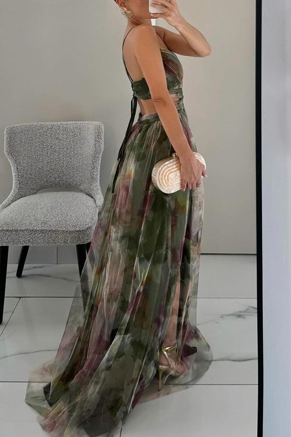 Carola™ – Bloemen Maxi-jurk