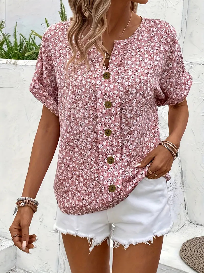 Tess™ | Notch Kraag Blouse