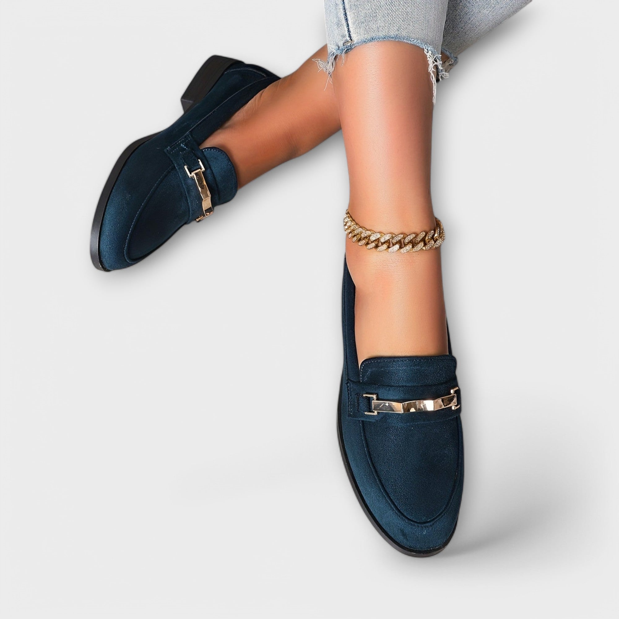 Olivia™ | Flanellen Look Zomersandaal