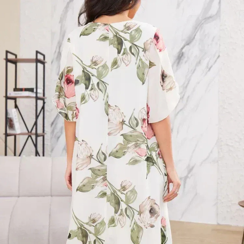 Amélie™ | Chiffon Bloemenjurk Dames