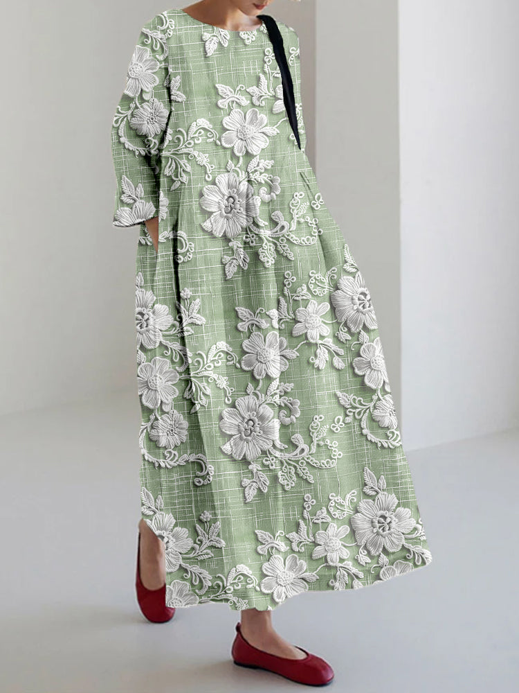 Novera™ | Elegante Geprinte Jurk