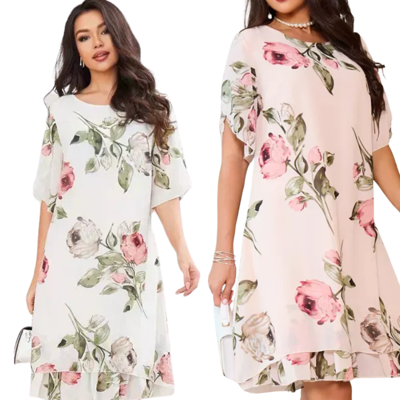 Amélie™ | Chiffon Bloemenjurk Dames