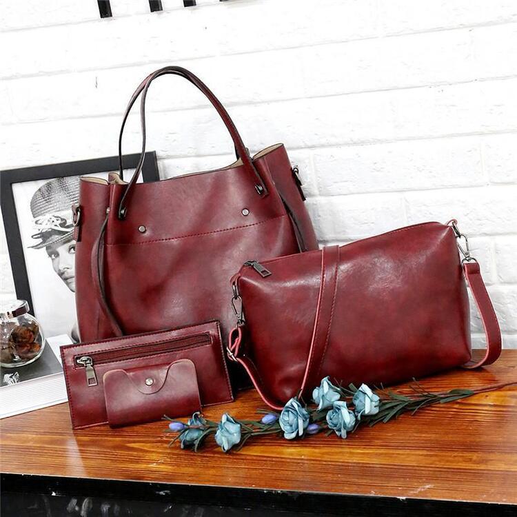 Lynn | Vintage Zachte 4-Delige Tas Set