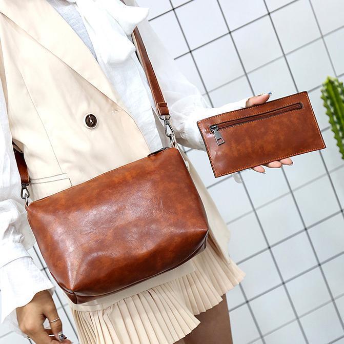 Lynn | Vintage Zachte 4-Delige Tas Set
