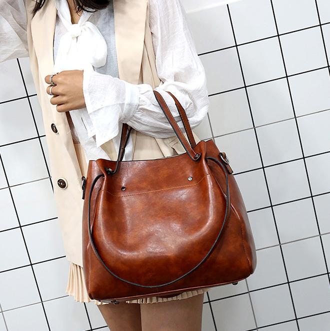Lynn | Vintage Zachte 4-Delige Tas Set