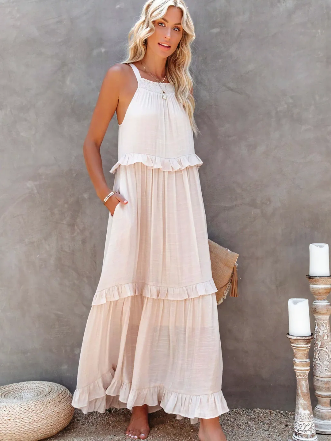Femke | Ruffle Maxi Jurk