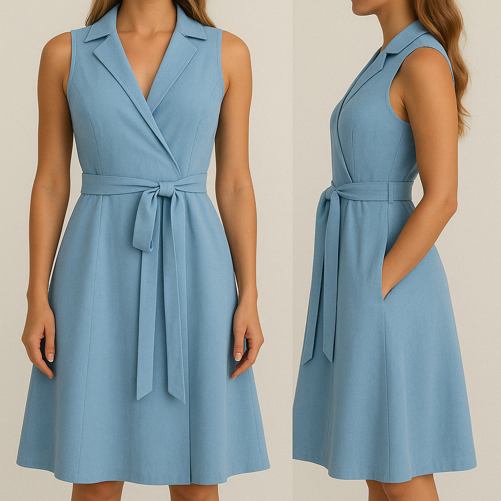 Roos | Casual Mouwloze Jurk