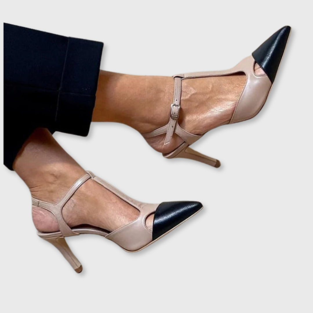 Elise™ | Bicolore Punta Pumps