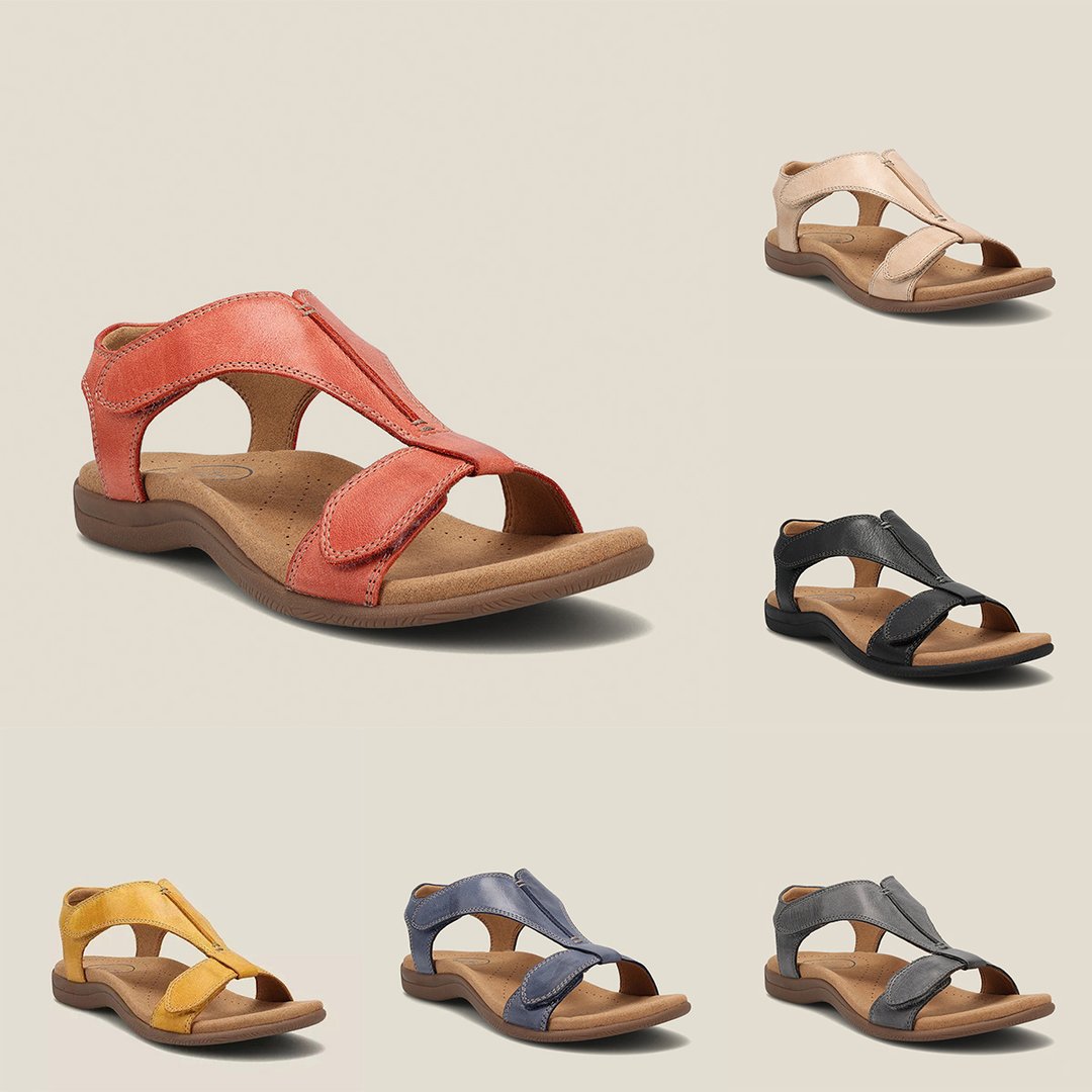 Tess - Casual Leren Orthopedische Sandalen