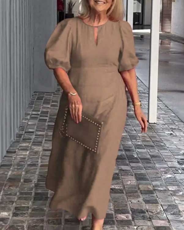 Lotte | Elegante Essentie Midi Jurk