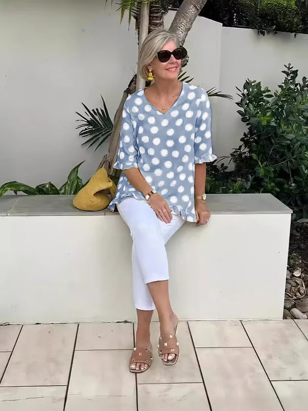 Lotte™ | Casual-Chic Top Met Patronen