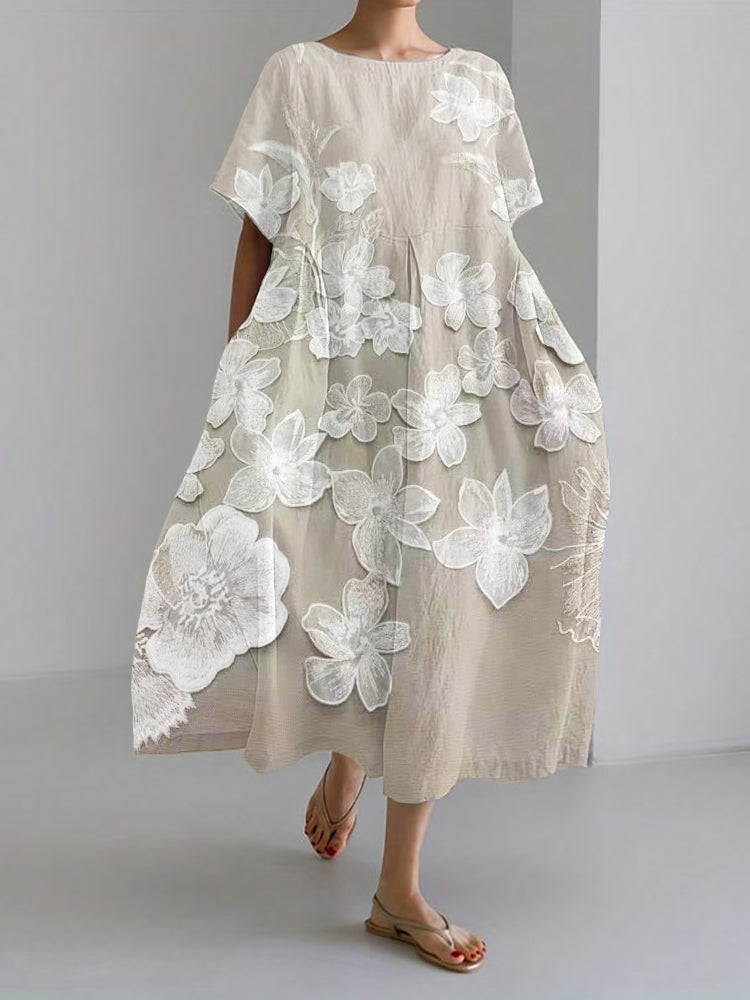 Fleur™ | Chique Jurk Met Bloemen
