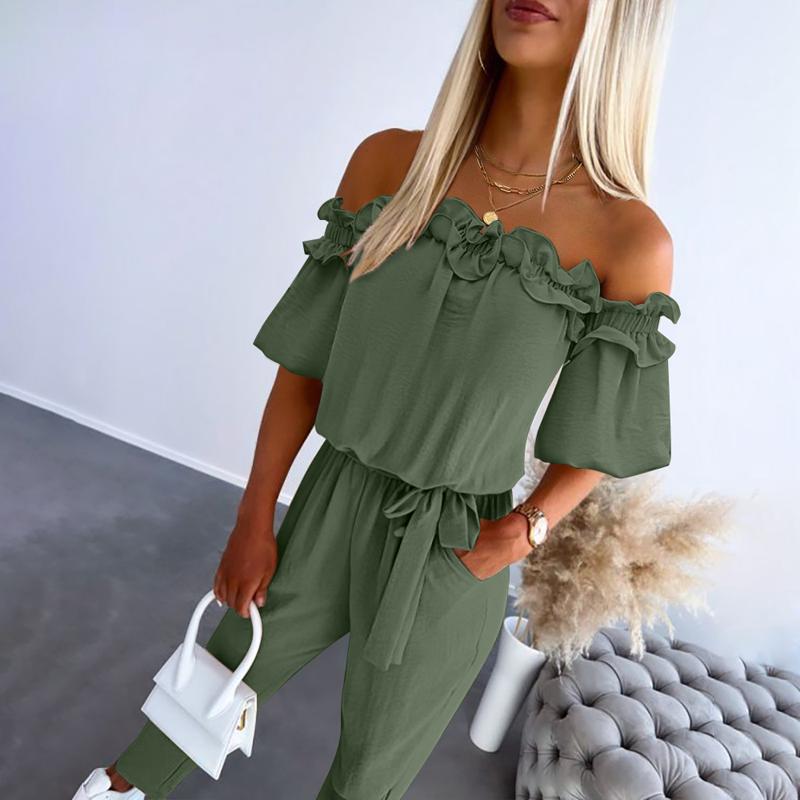 Olivia™ | Chique Offshoulder Jumpsuit