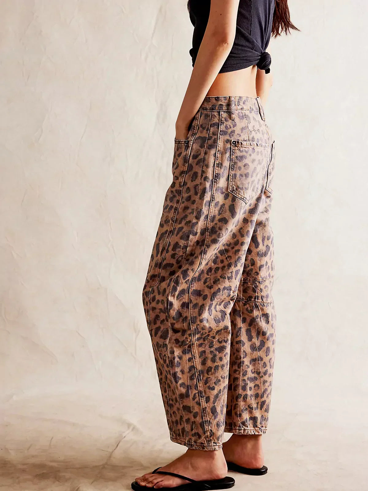 Maud | Comfortabele Leopard Broeken
