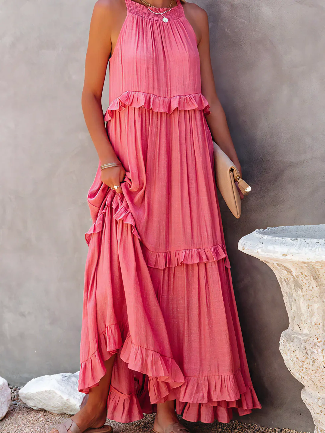 Femke | Ruffle Maxi Jurk