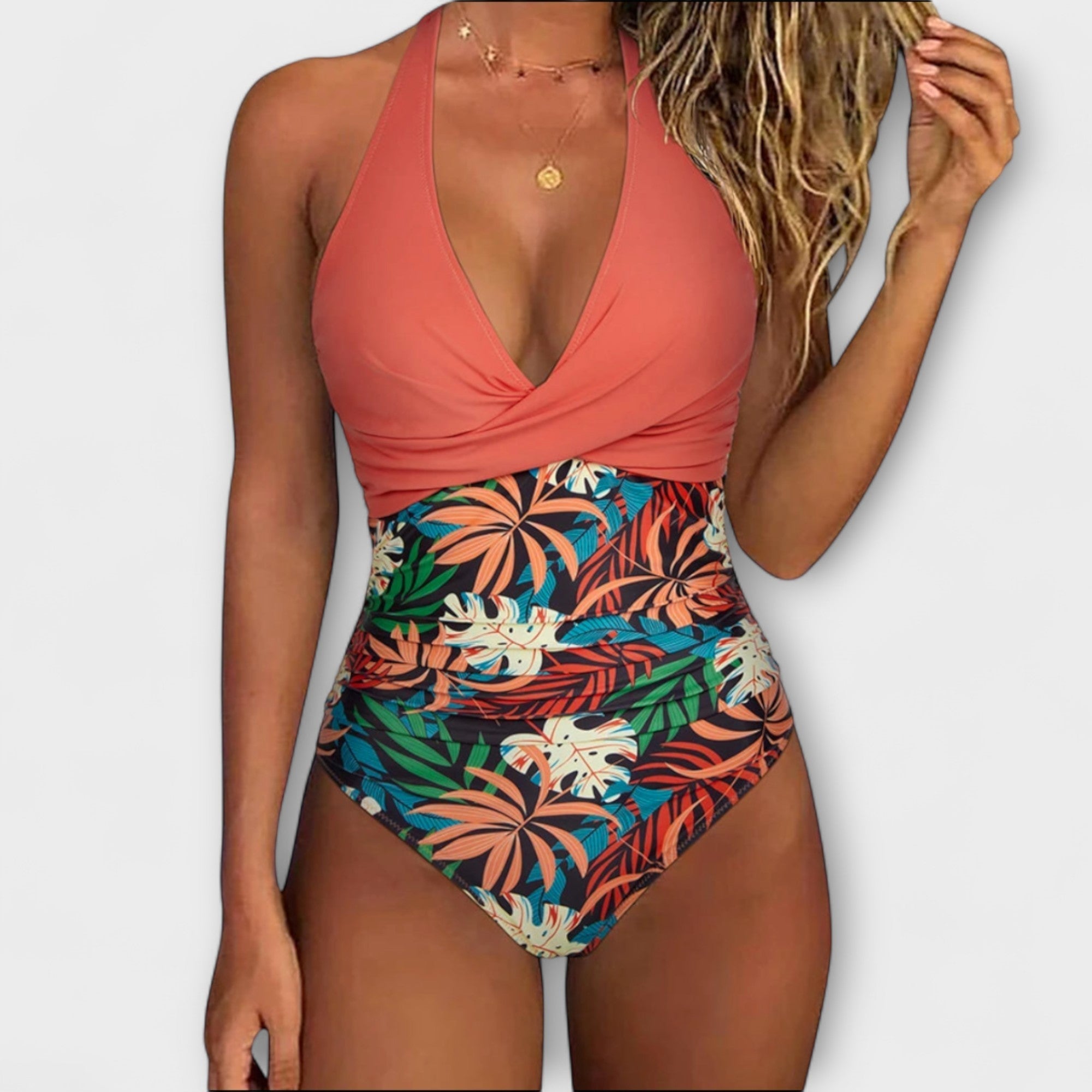 Sanne™ | Elegant V-hals Badpak