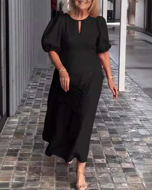 Lotte | Elegante Essentie Midi Jurk