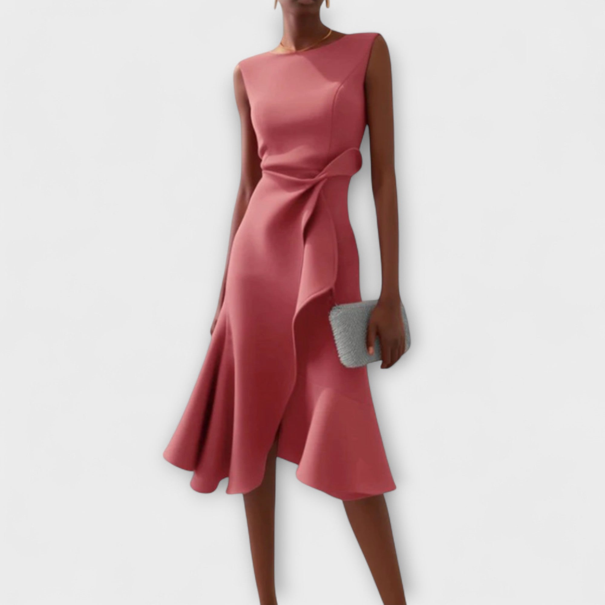 Mireille™ | Asymmetrische Midi Jurk