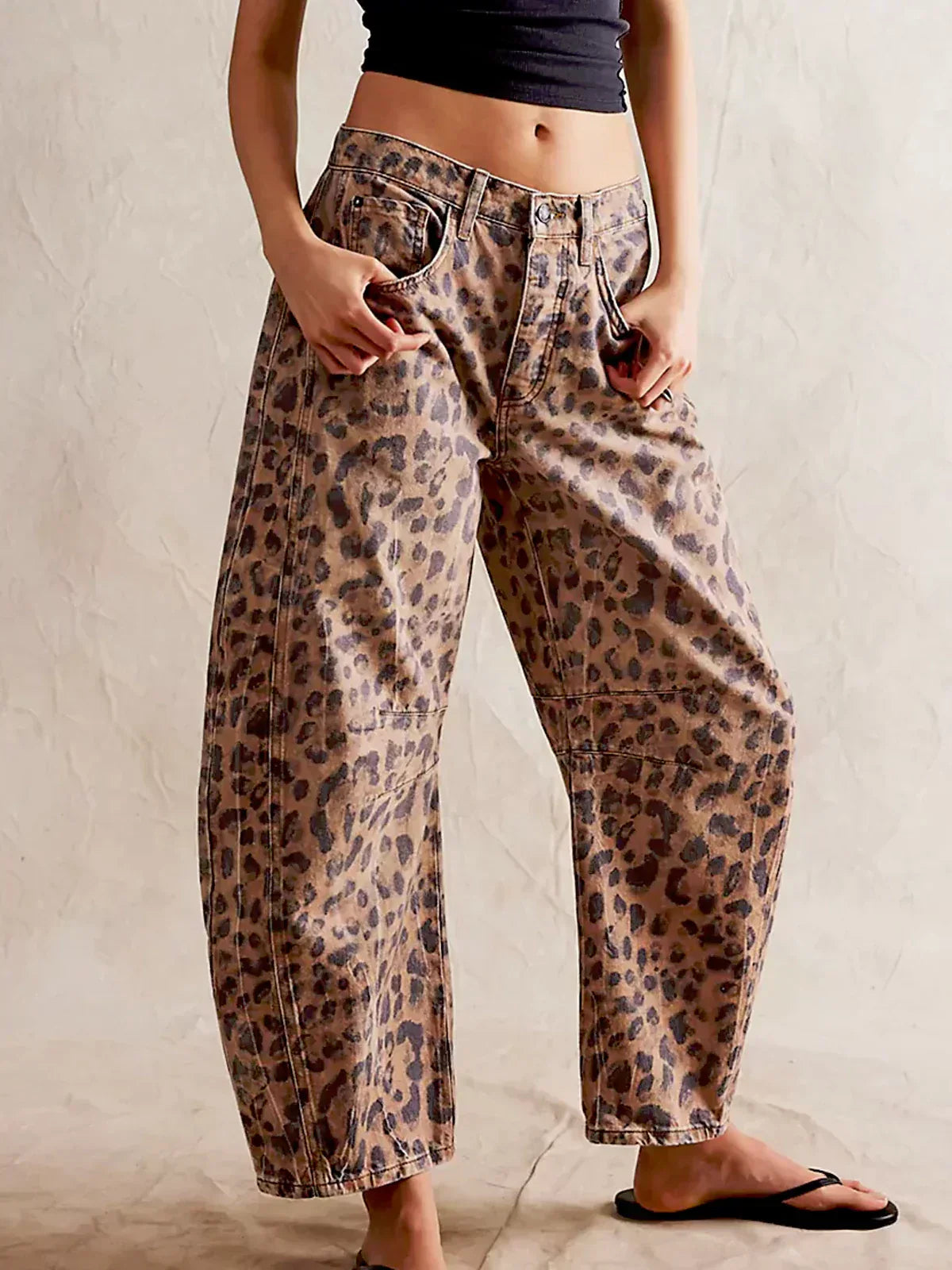 Maud | Comfortabele Leopard Broeken
