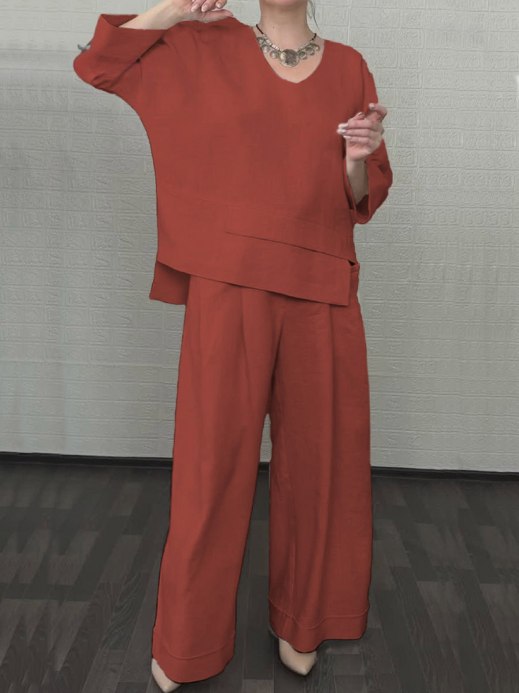 Nina | Relaxte Katoen-Linen Set