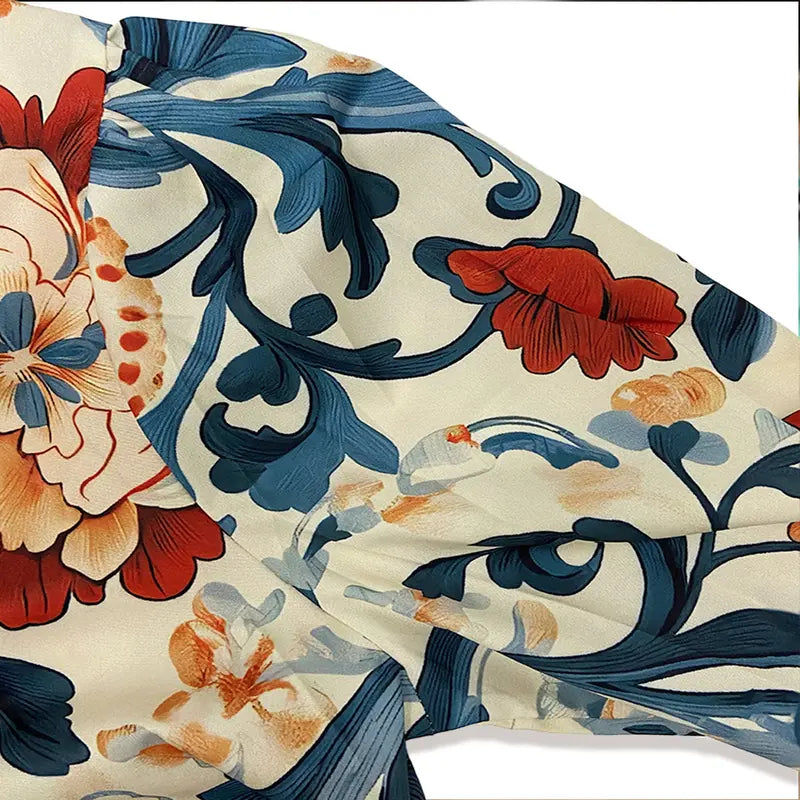 Maud | Vintage Bloemen Blouse