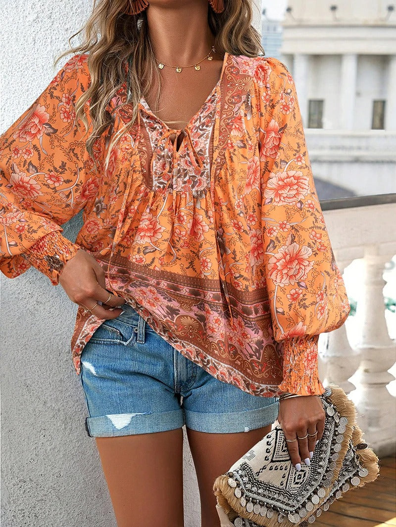 Noor™ | Zomer Gebloemde Top