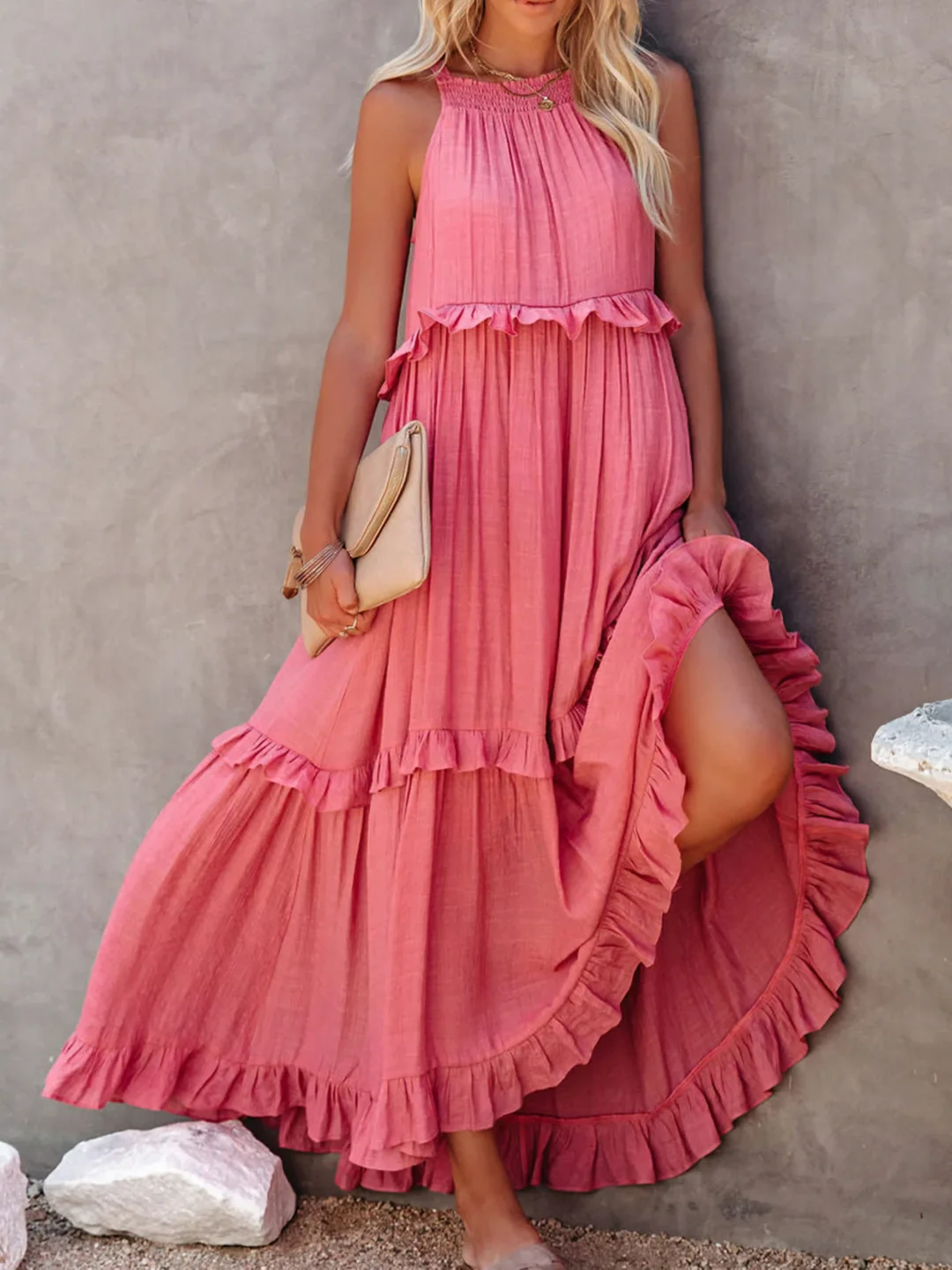 Femke | Ruffle Maxi Jurk
