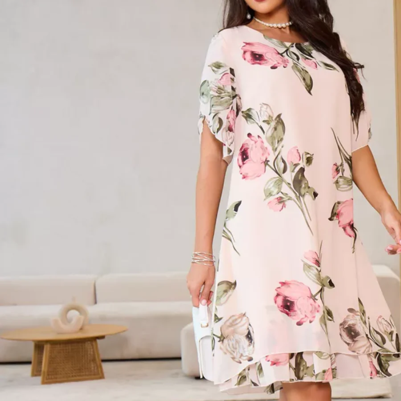 Amélie™ | Chiffon Bloemenjurk Dames