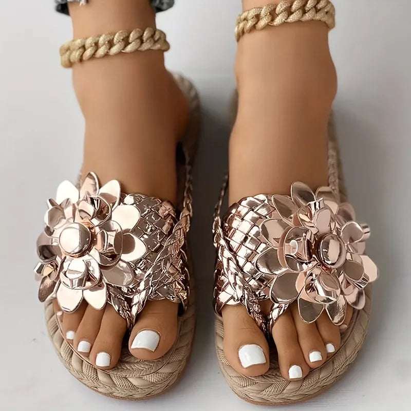 Rossi | ELEGANTE SANDALEN MET 3D BLOEM