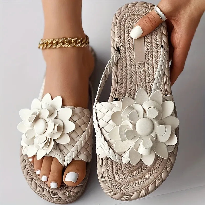 Rossi | ELEGANTE SANDALEN MET 3D BLOEM