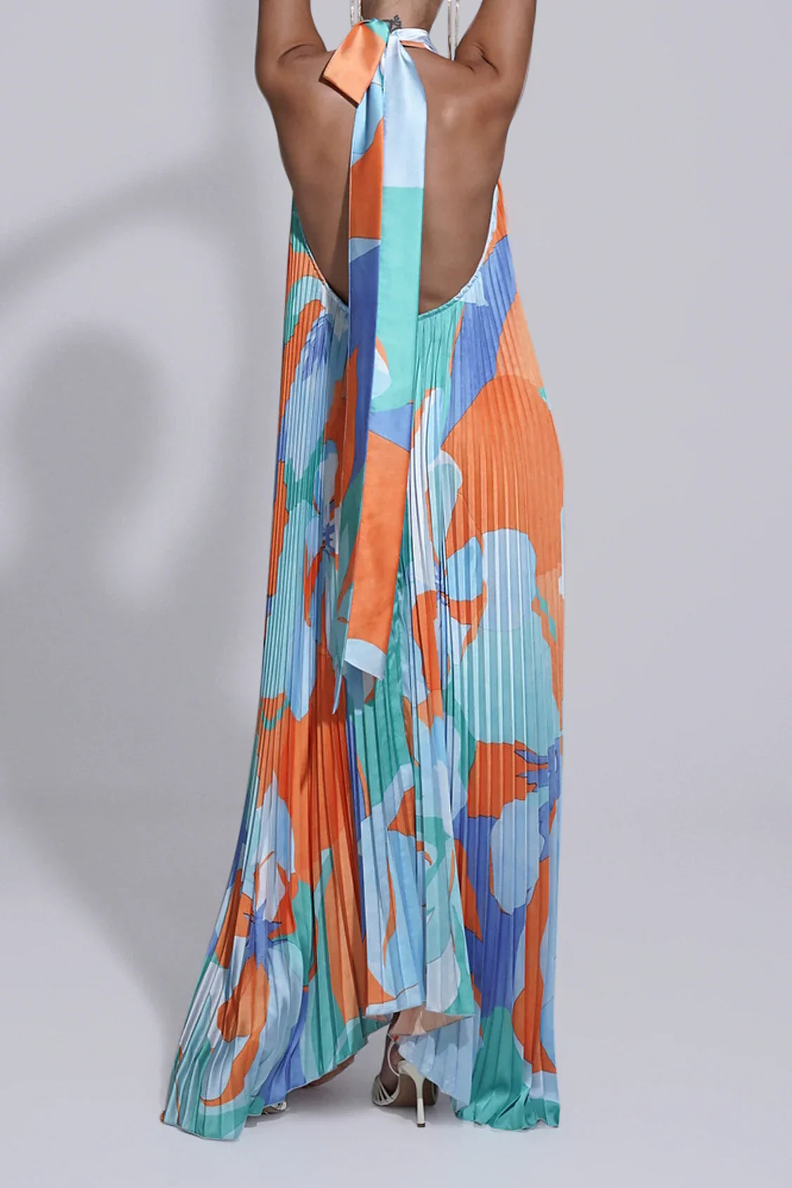 Sanne – Halter Maxi Jurk