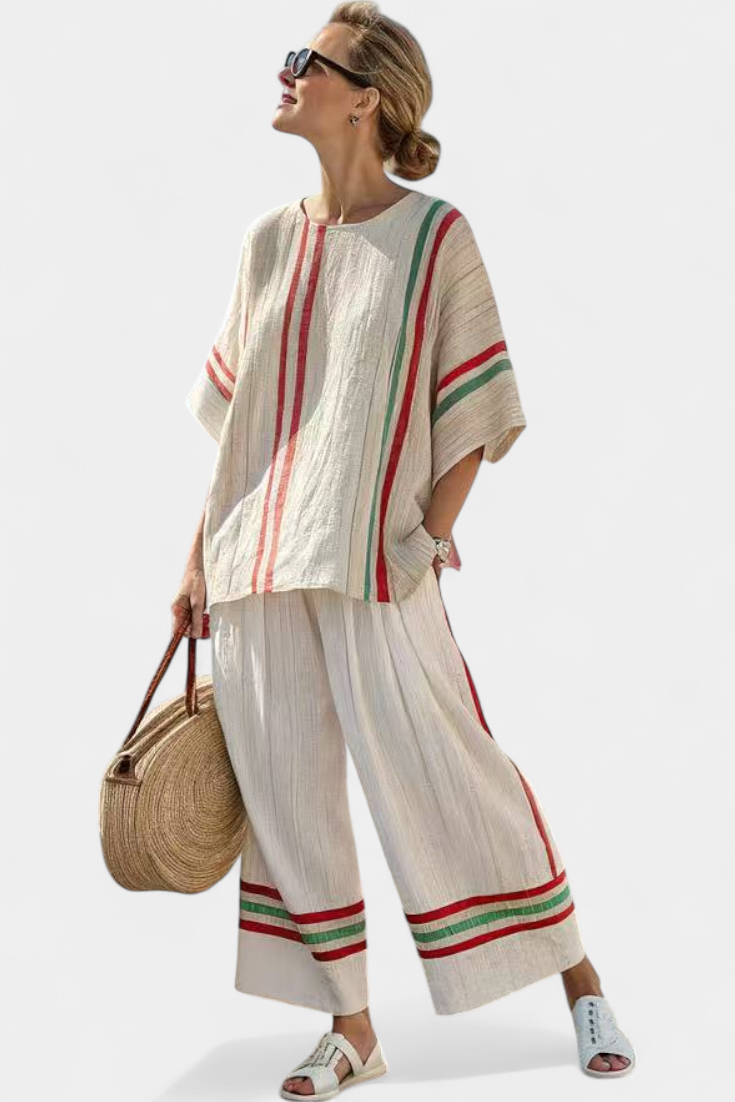Yara™ | Mediterrane Linnen Set