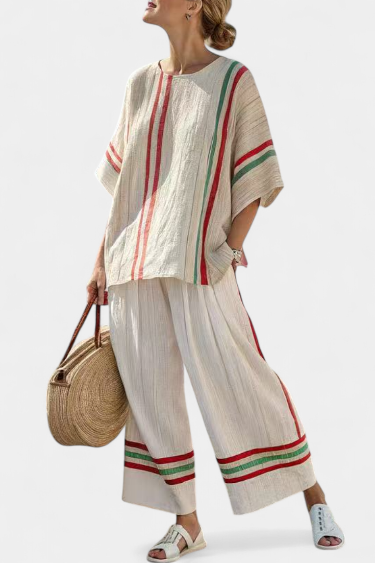 Yara™ | Mediterrane Linnen Set
