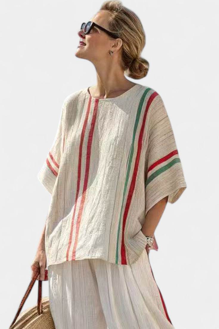 Yara™ | Mediterrane Linnen Set
