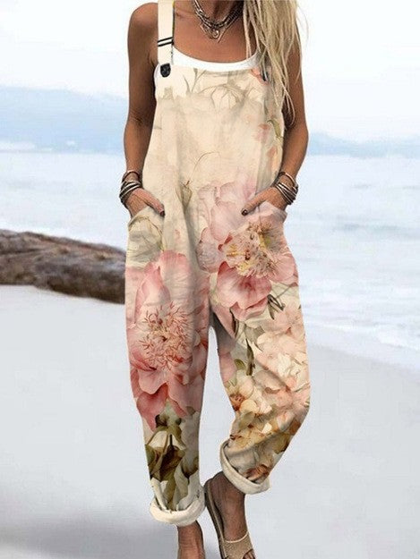 Mira™ | Vintage Bloemen Jumpsuit