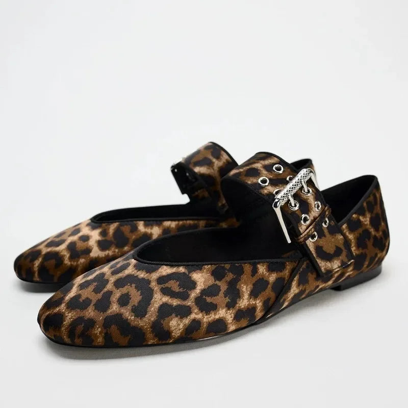 Yara™ | Luipaard Ballerina Schoenen