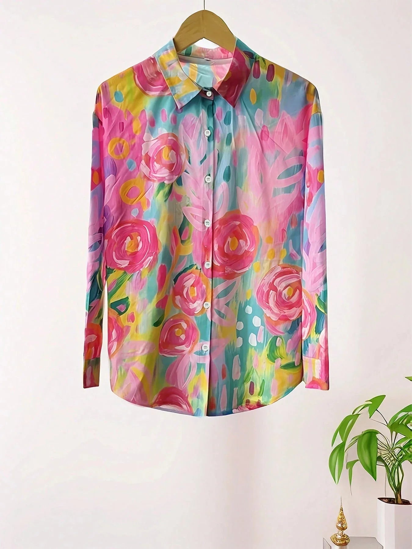 Fleur™ | Kleurrijke Patroon Blouse