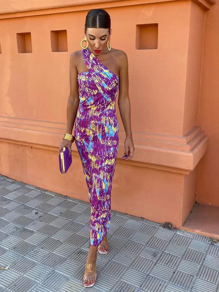 Lotte | Trendy Eén-Schouder Maxi