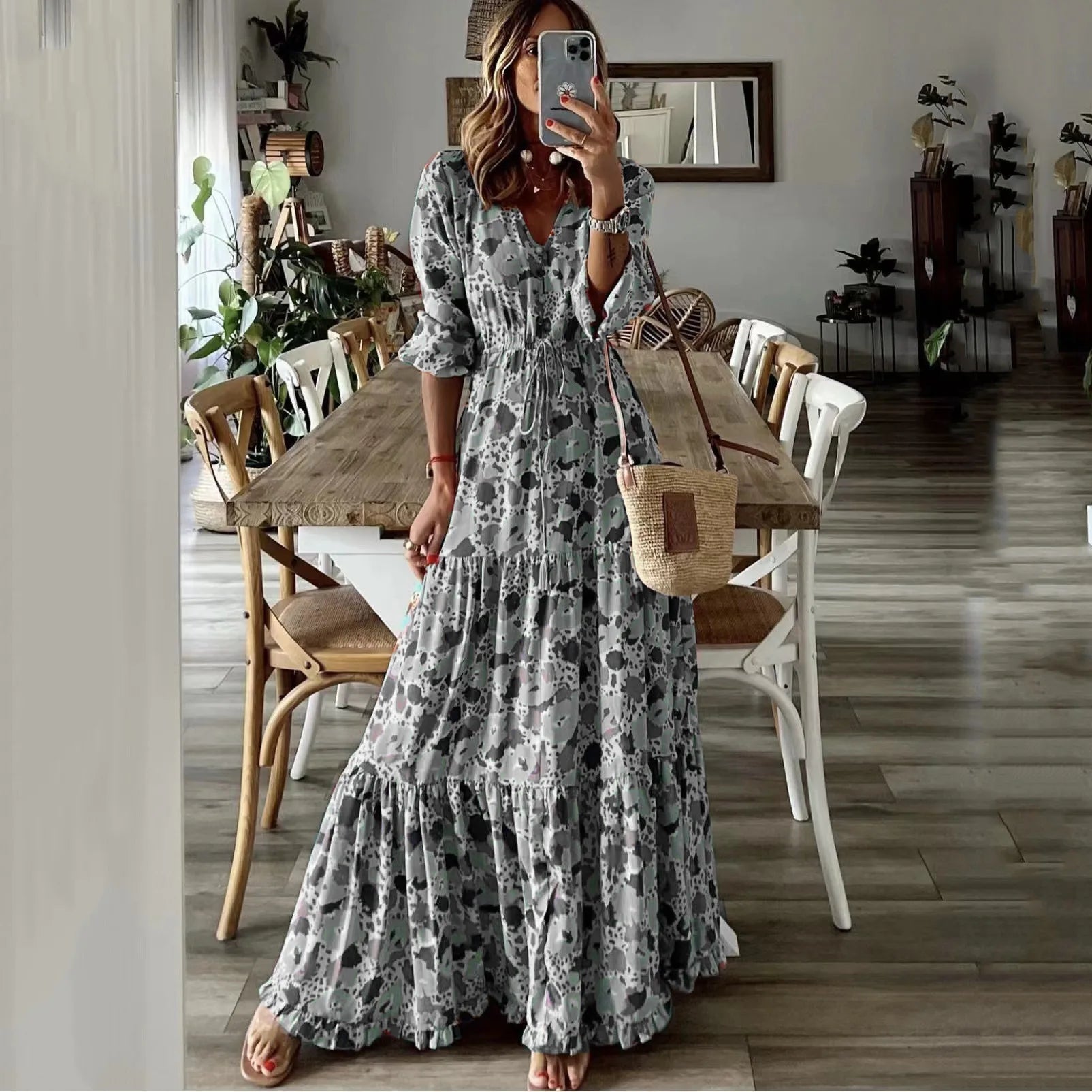 Jeltje | Bohemien Elegante Jurk