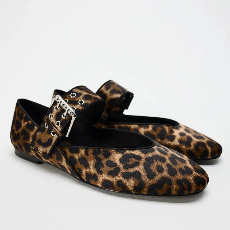 Yara™ | Luipaard Ballerina Schoenen
