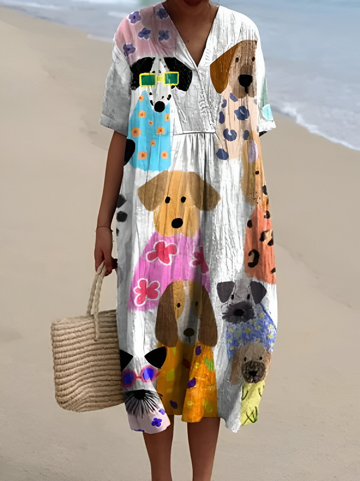 Elin™ | Zomerjurk Met Print