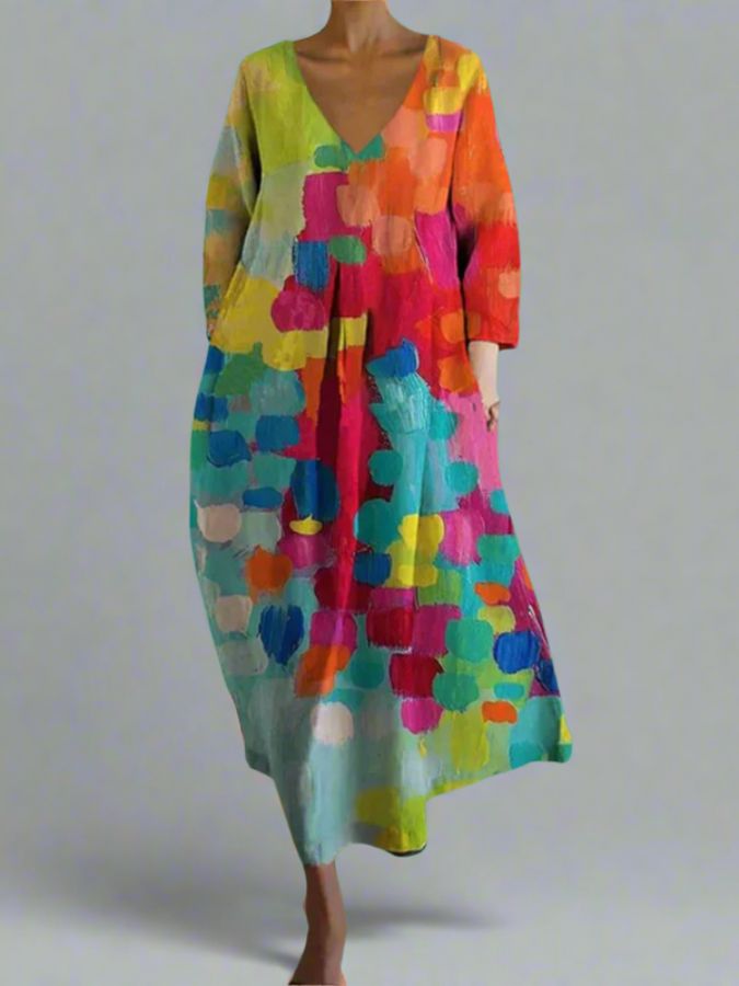 Esmee™ | V-Hals Maxi Jurk