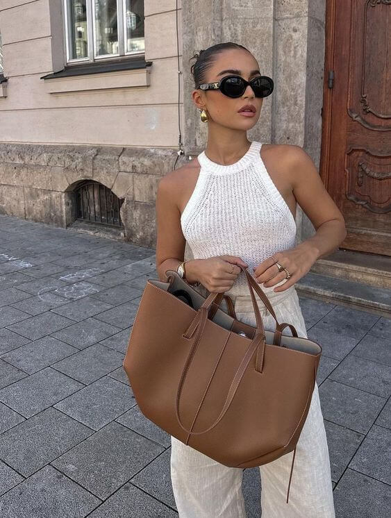 Femke™ | Vormvaste Ruches Shopper