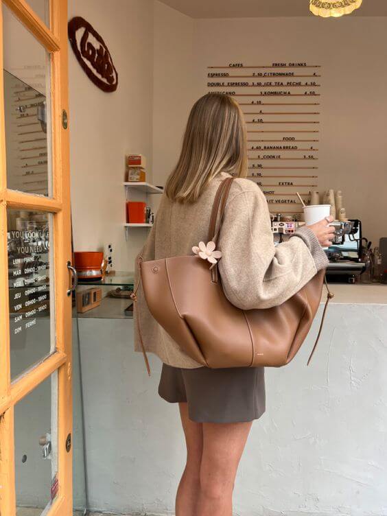 Femke™ | Vormvaste Ruches Shopper