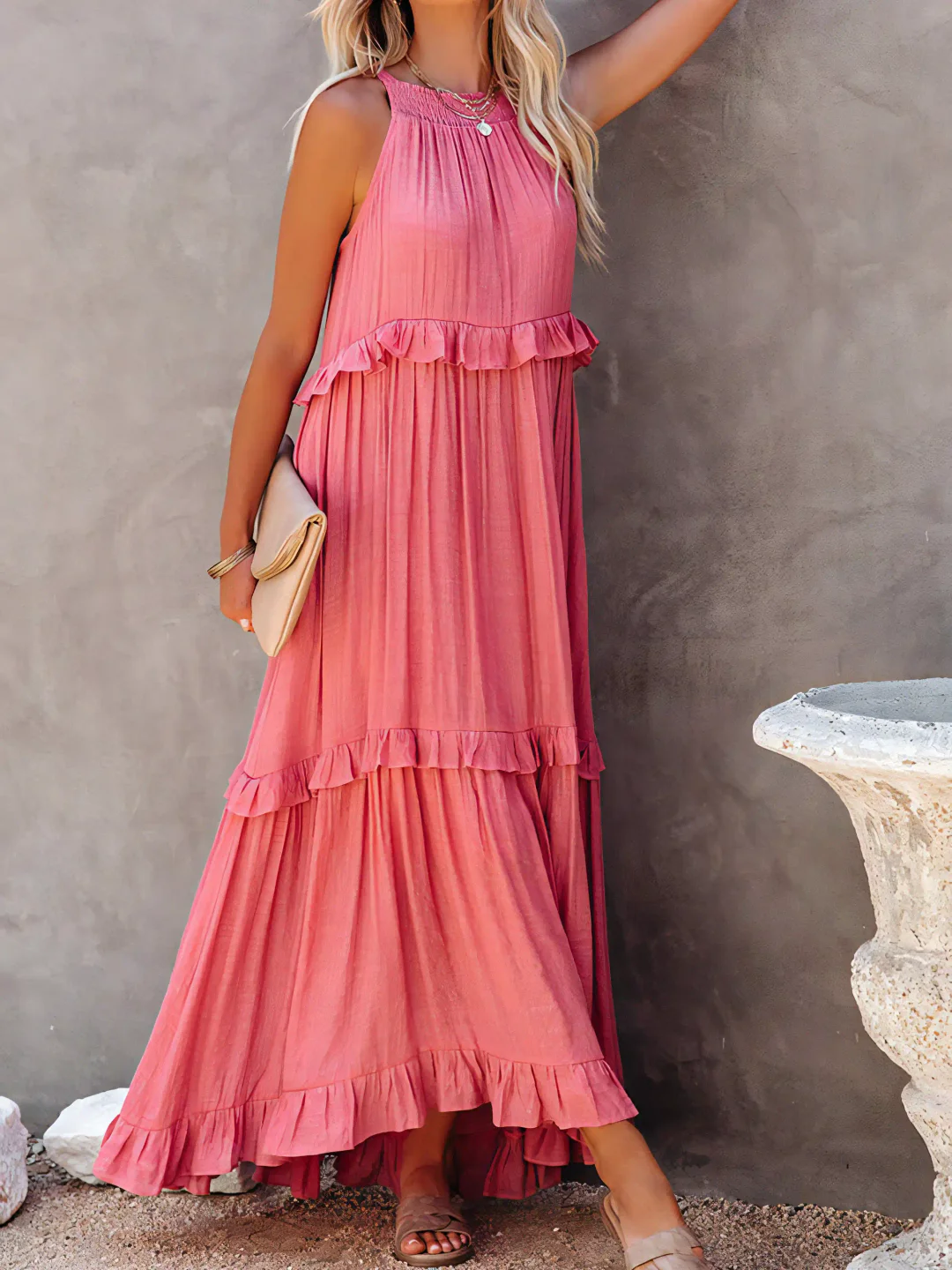 Femke | Ruffle Maxi Jurk