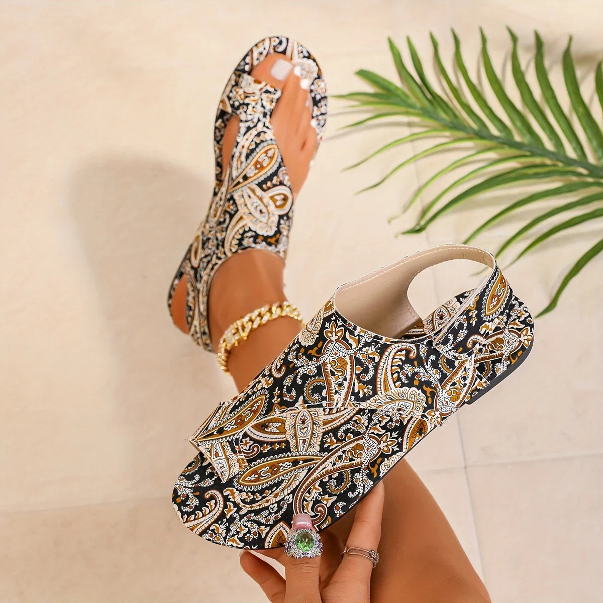 Femke™ - Vintage Boheemse Sandalen