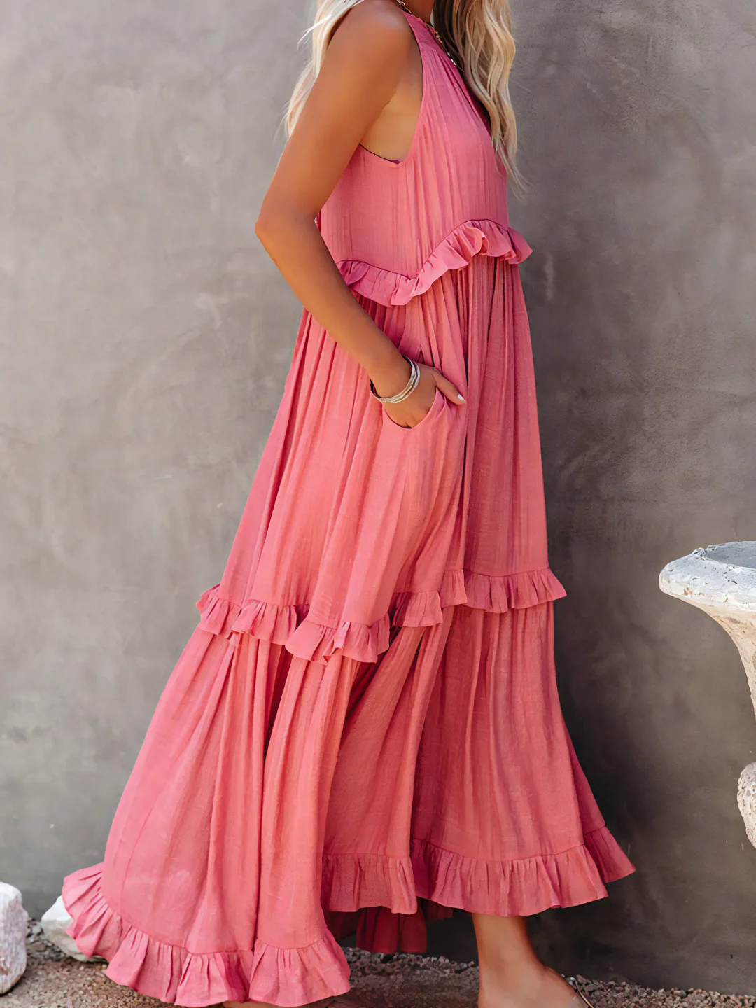 Femke | Ruffle Maxi Jurk