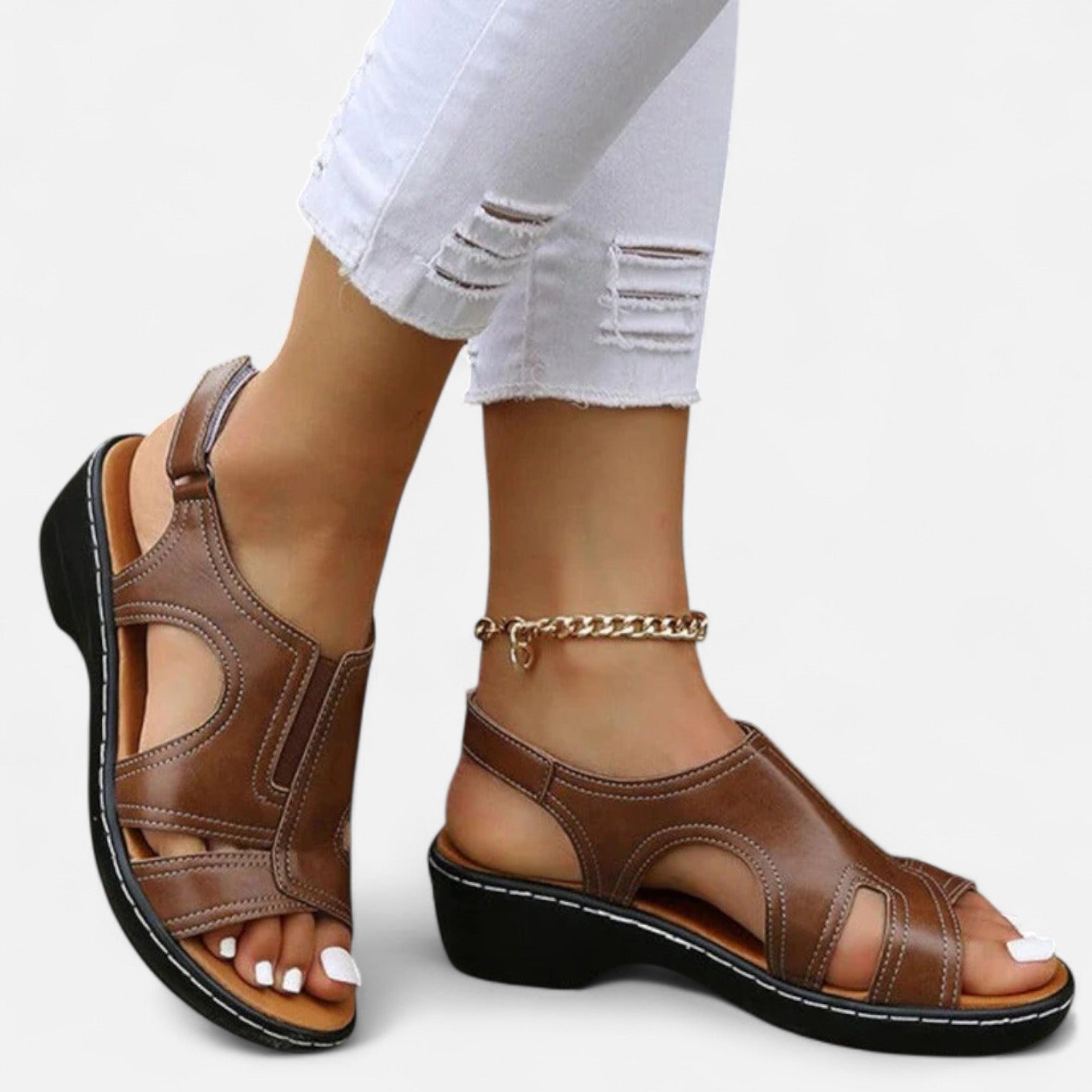 Yara™ | Gevlochten Orthopedische Sandalen