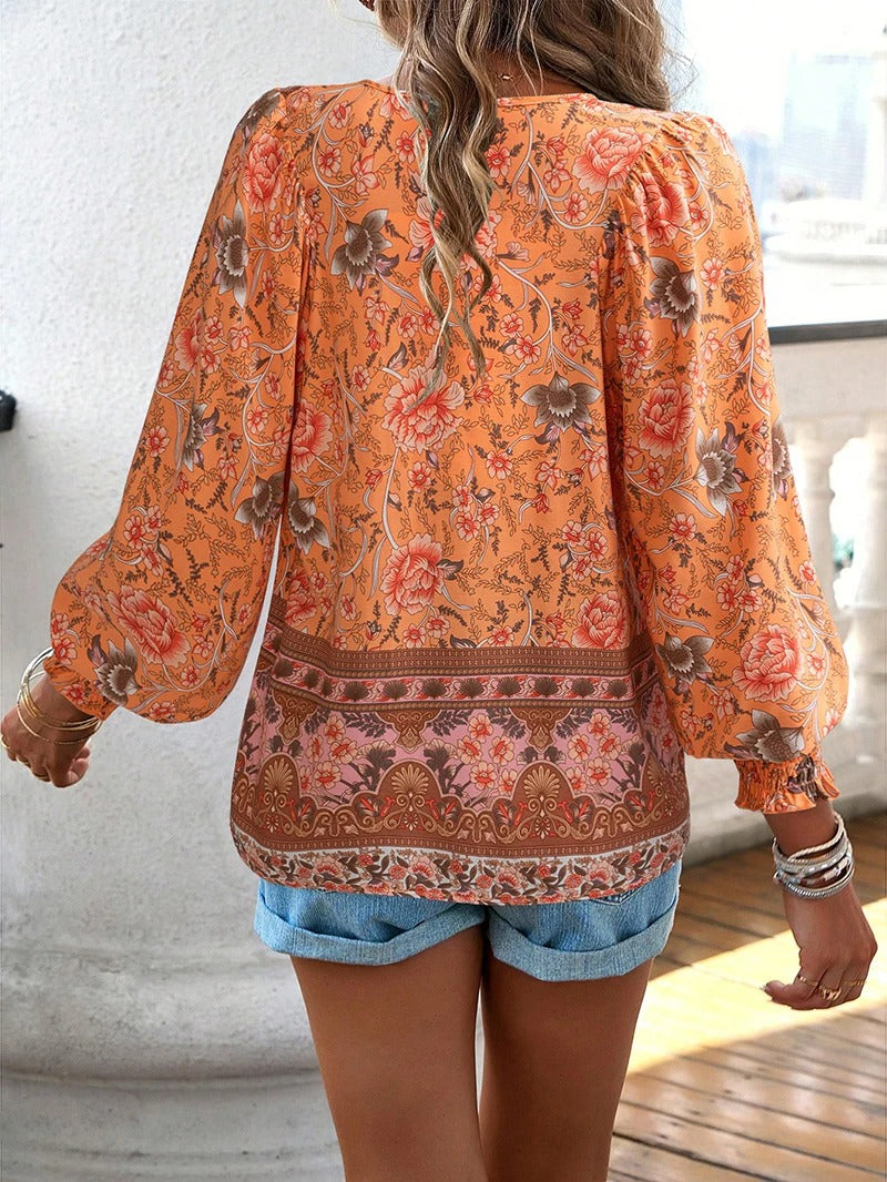 Noor™ | Zomer Gebloemde Top