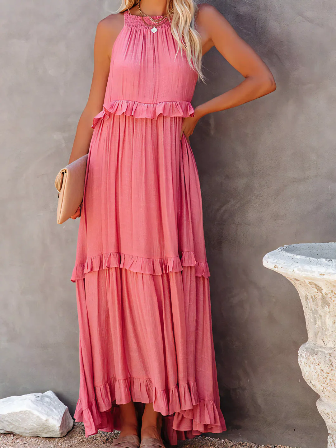 Femke | Ruffle Maxi Jurk